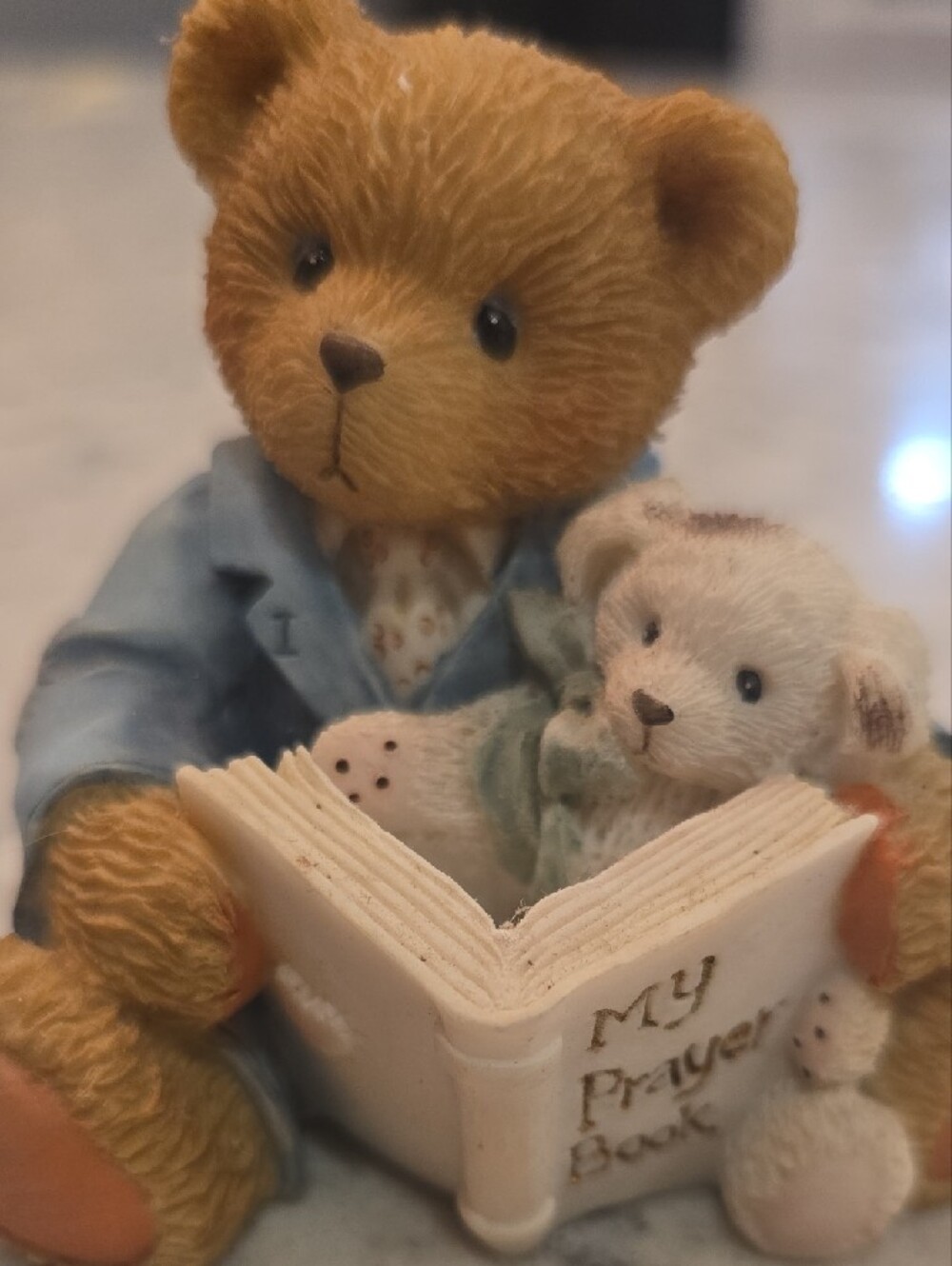 🧸 VTG 1994 Cherished Teddies figurine "CHRISTIAN: My Prayer Is For You" 🙏